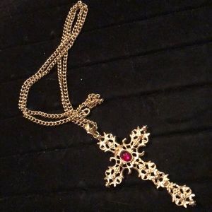 Avon Substantial Cross Necklace
